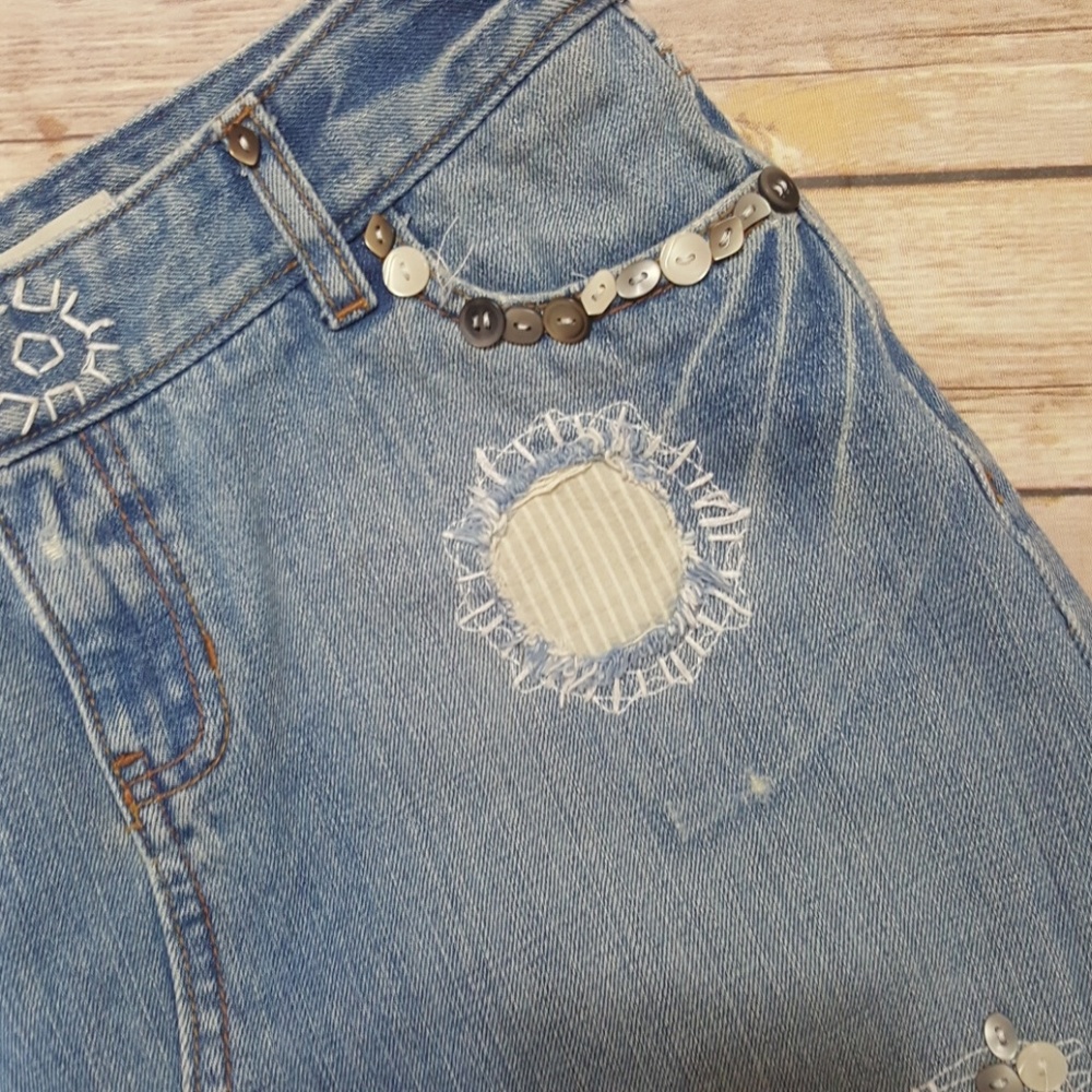 Beaded Denim Mini - Picture 4 of 4
